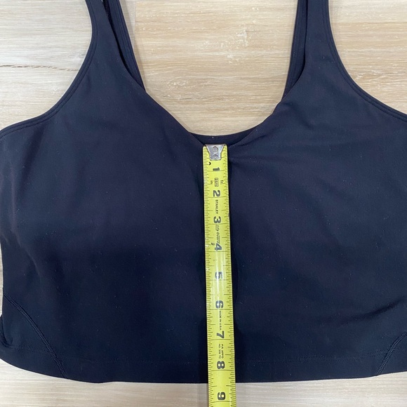 Lululemon Align Tank Top Black Gray Camo Athletic Crop Top Women’s Size 14 - Picture 5 of 10